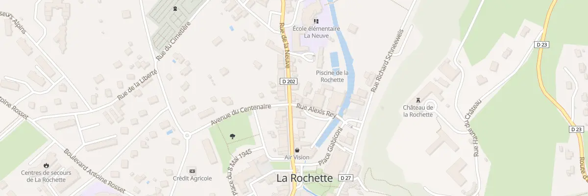 Plan du 20 Rue de la neuve à Valgelon-La Rochette