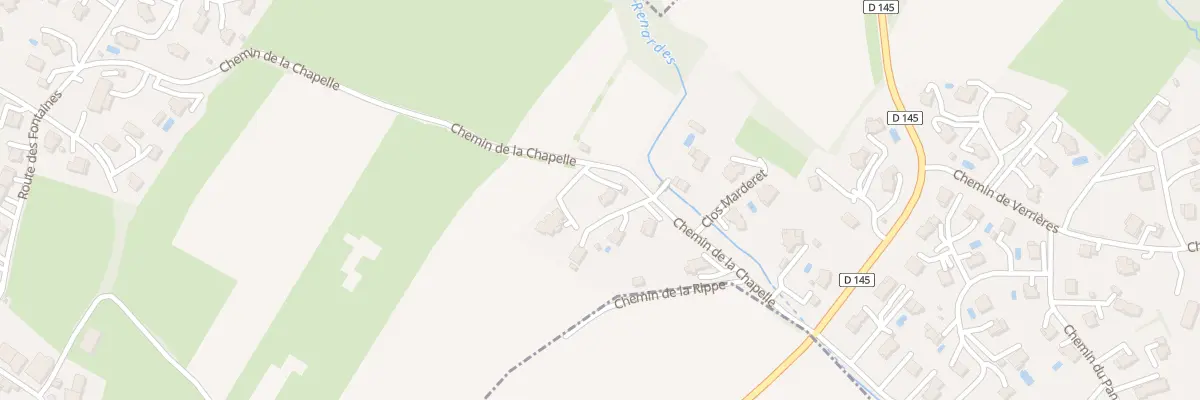 Plan du 464 Che de la Chapelle à Neydens