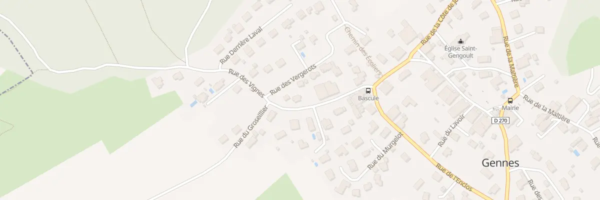 Plan du 10B Rue des Vignes à Gennes