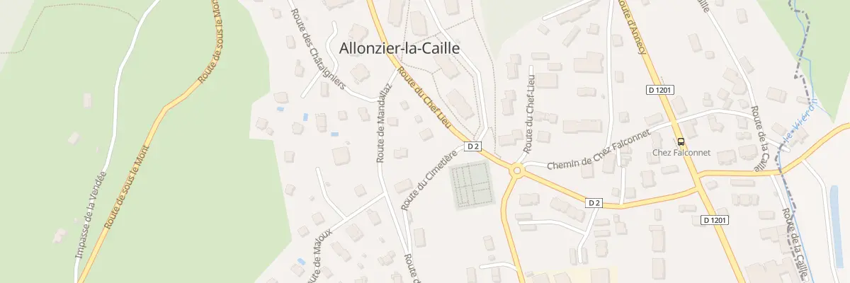 Plan du 14 Rte du Cimetière à Allonzier-la-Caille