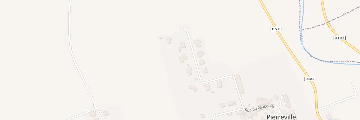 Plan du 9 Che du Rouau à Pierreville