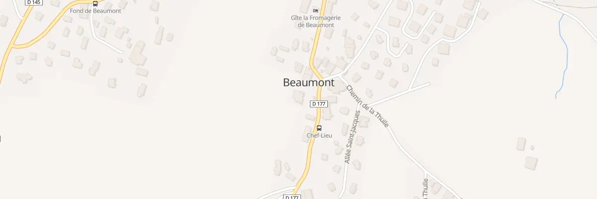 Plan du 1853A Rte du Saleve à Beaumont
