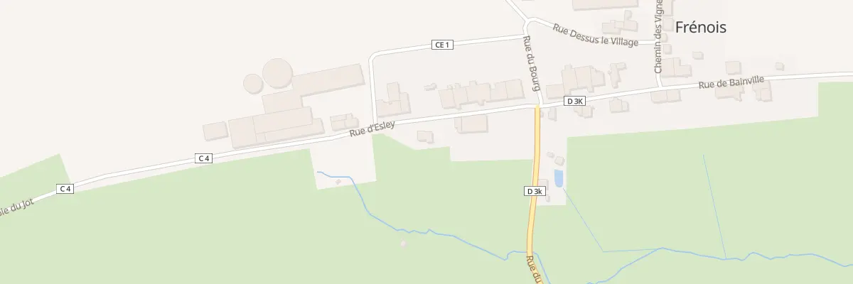 Plan du 93 Rue d’Esley à Frénois