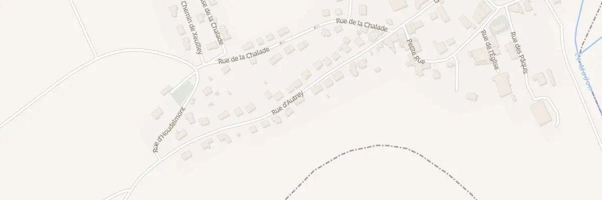 Plan du 17 Rue d’Autrey à Pierreville