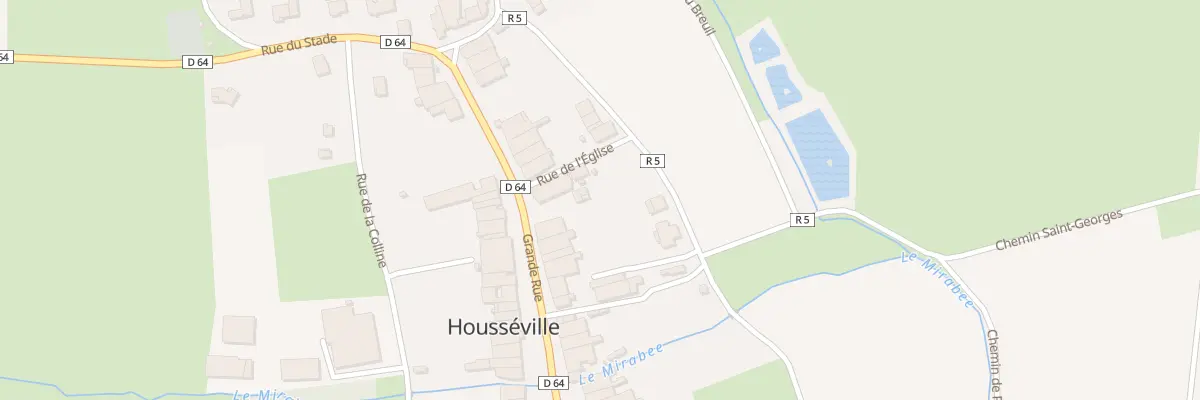 Plan du 4 Rue de l’Eglise à Housséville