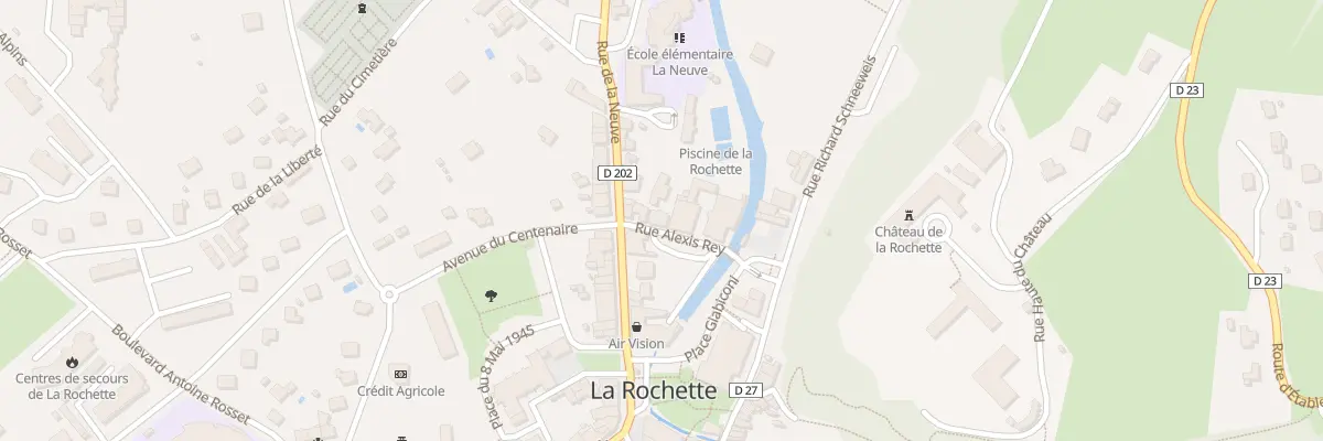 Plan du 1 Rue alexis rey à Valgelon-La Rochette