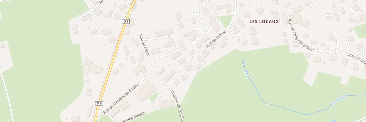Plan du 1 Rue de la Nue à Levier