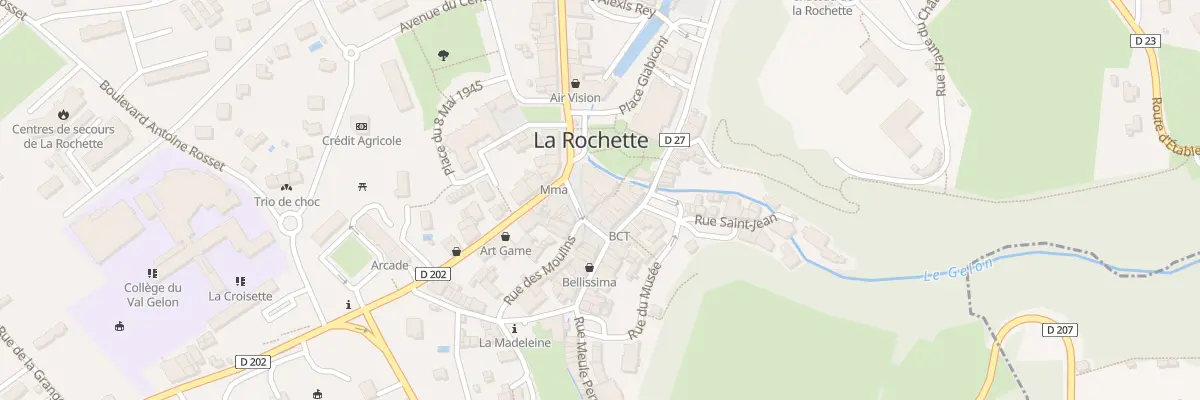 Plan du 9 Pl Antoine Perrier à Valgelon-La Rochette