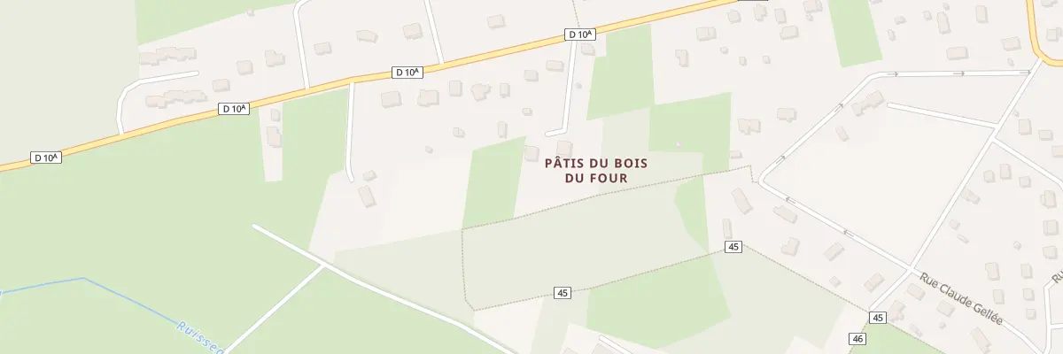 Plan du 411A Av René Porterat à Mirecourt
