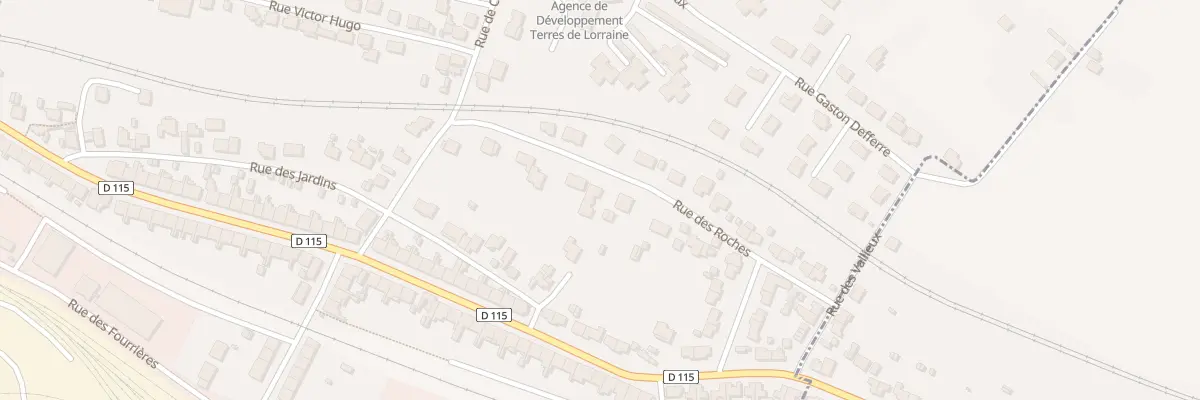 Plan du 230 Rue des Roches à Neuves-Maisons