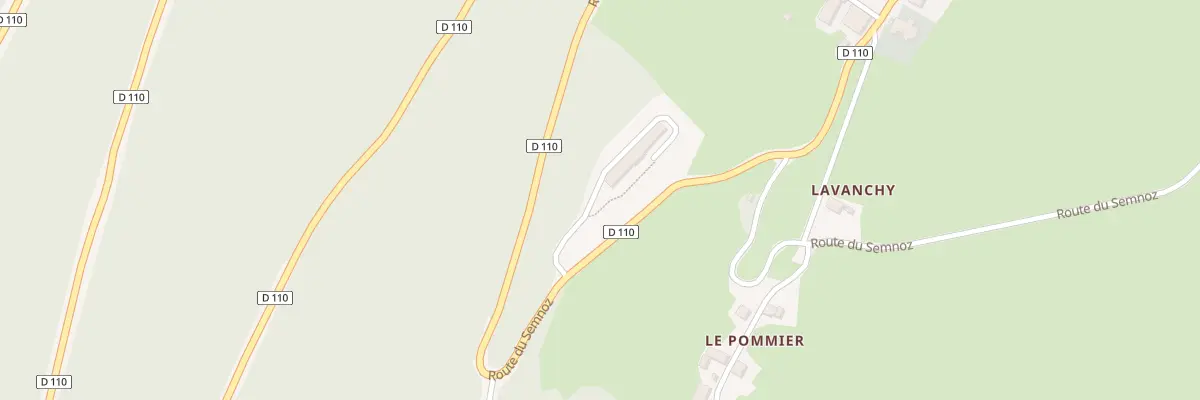 Plan du 934 Rte du Semnoz à Leschaux