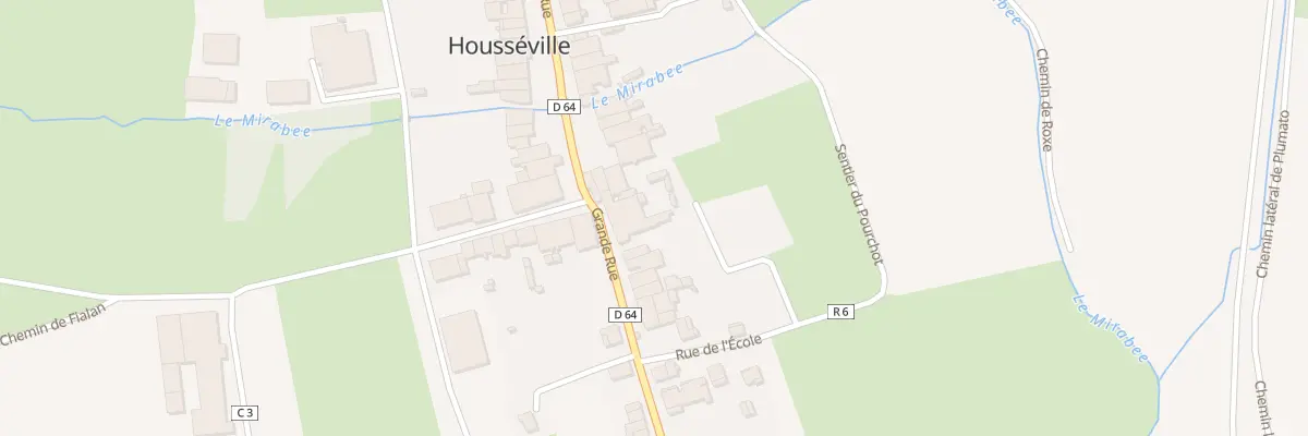 Plan du 18 Gr Grande Rue à Housséville