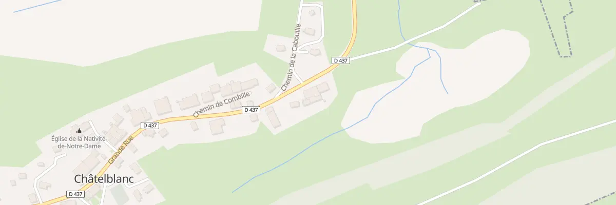 Plan du 3 Gr Grande Rue à Châtelblanc