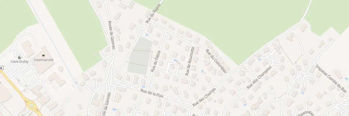 Plan du 1 Rue de la Roumotte à Saône