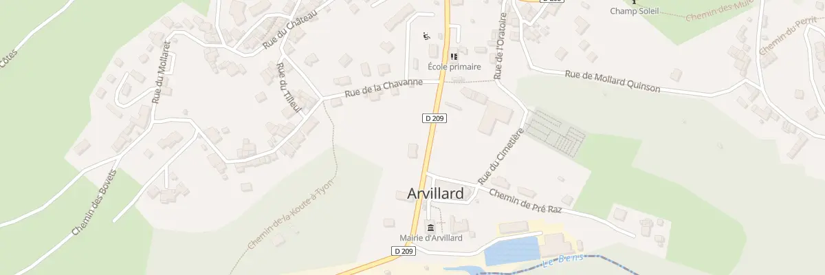 Plan du 385 Rue des Forgerons à Arvillard