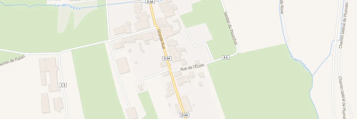Plan du 1 Rue de l’Ecole à Housséville