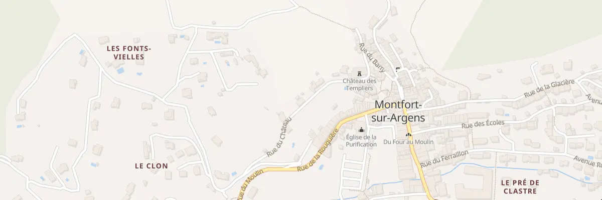 Plan du 5068 Le Village à Montfort-sur-Argens