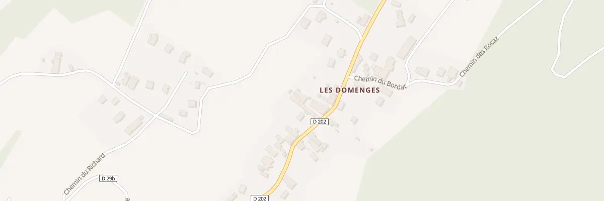 Plan du 423 Rte des Domenges à Villard-d’Héry