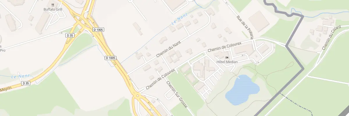 Plan du 7 Che de Colovrex à Ferney-Voltaire