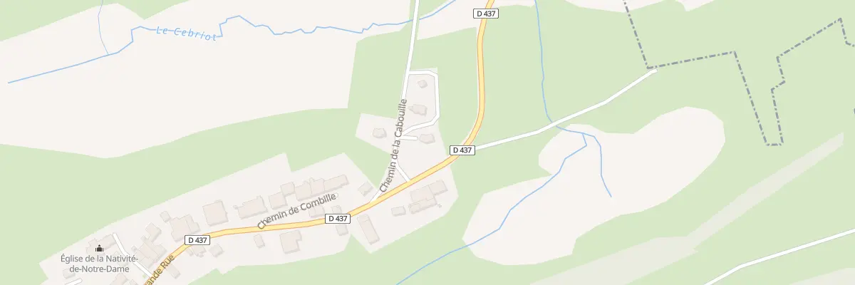Plan du 2 Che de la Cabouille à Châtelblanc