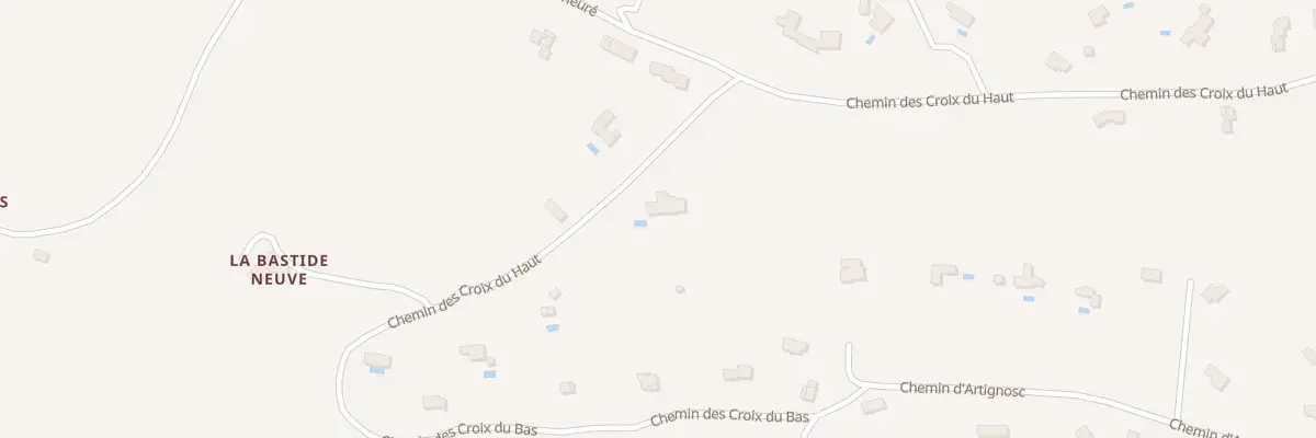 Plan du 997 Che des Croix du Haut à Baudinard-sur-Verdon