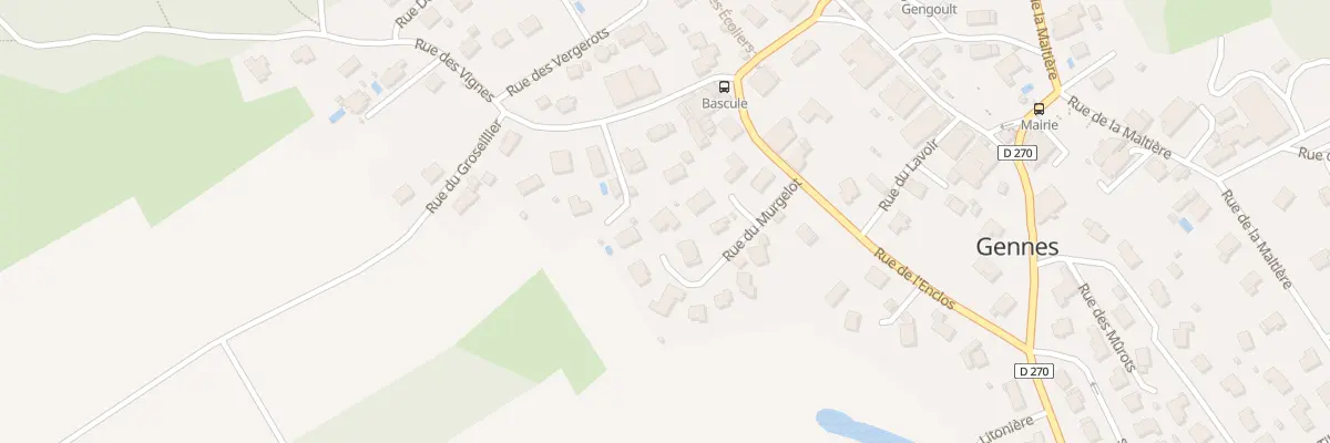 Plan du 12 Rue du Murgelot à Gennes