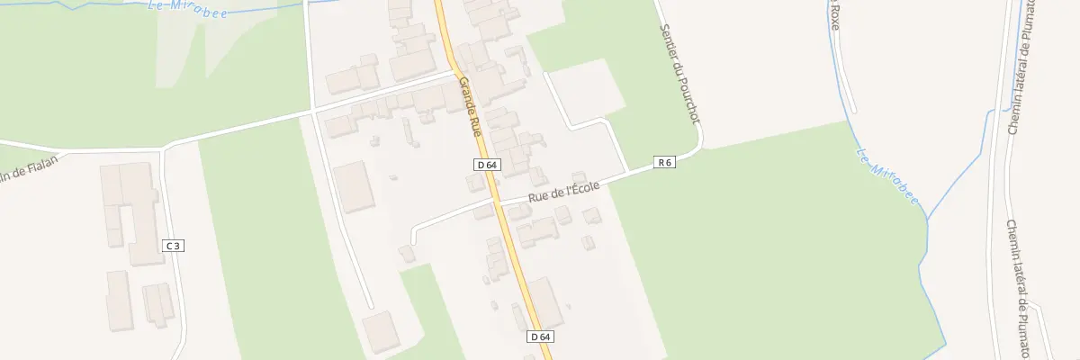 Plan du 3 Rue de l’Ecole à Housséville