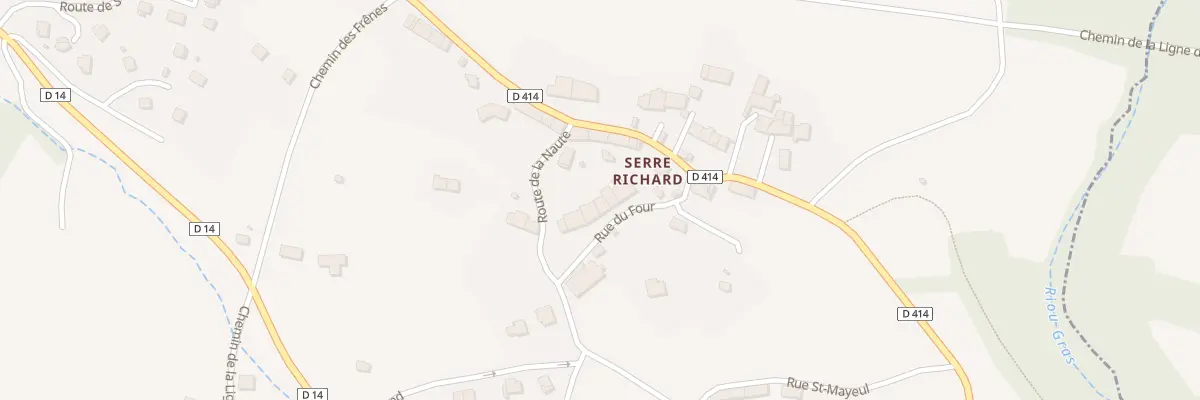 Plan du 5122 Serre Richard à Saint-Laurent-du-Cros