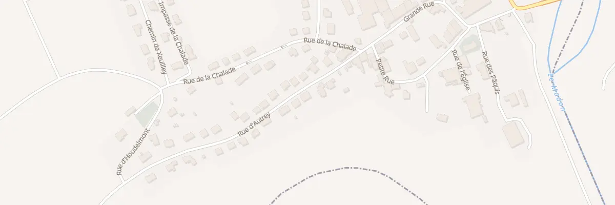 Plan du 11 Rue d’Autrey à Pierreville