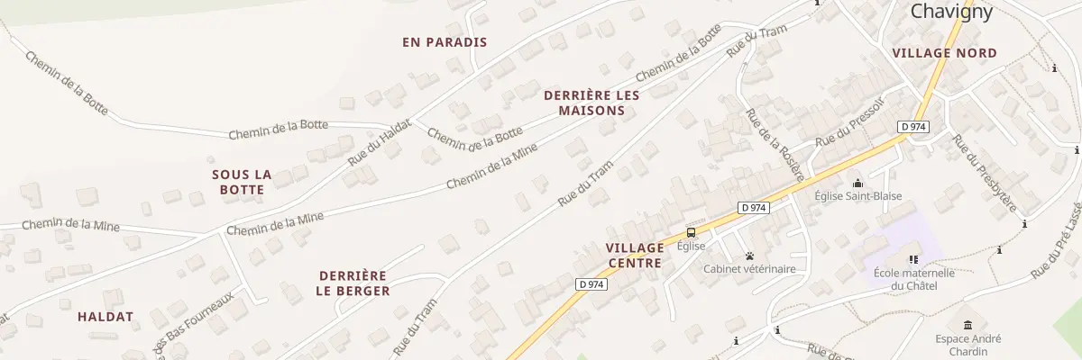 Plan du 19 Rue du Tram à Chavigny