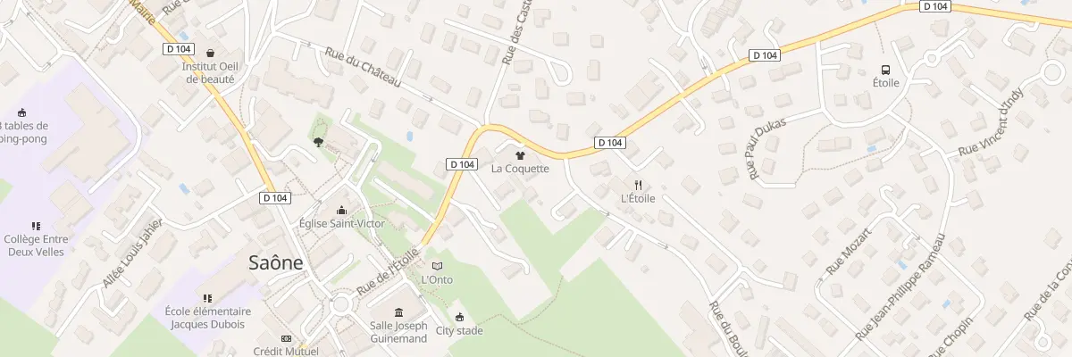 Plan du 12B Rue de l’Etoile à Saône