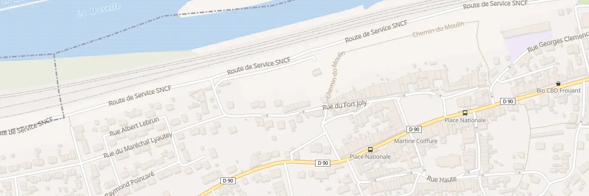 Plan du 42 Rue du Fort Joly à Frouard