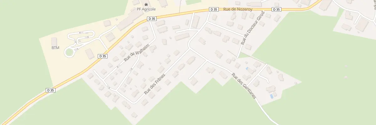 Plan du 1 Rue des Frênes à Mignovillard