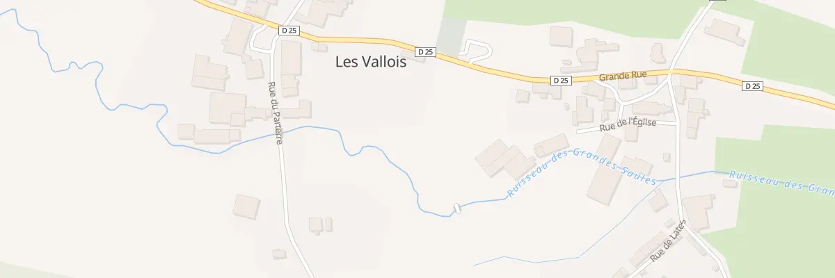 Plan du 59 Rue du Parterre aux Vallois