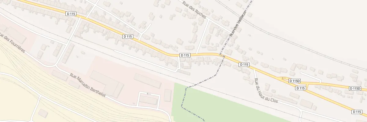Plan du 114 Rue Pierre et Marie Curie à Neuves-Maisons