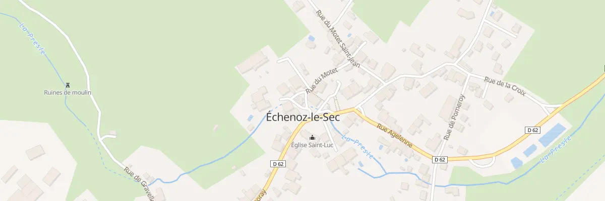 Plan du 2 Imp du Ruisseau à Échenoz-le-Sec
