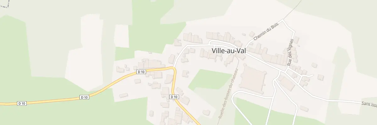 Plan du 2 Rue du Val Sainte Marie à Ville-au-Val