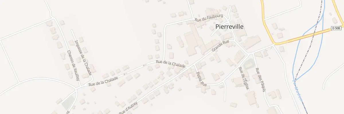 Plan du 2 Rue de la Chalade à Pierreville