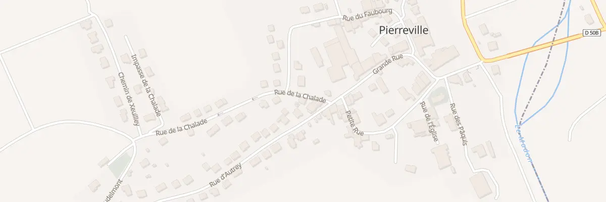 Plan du 1 Rue de la Chalade à Pierreville