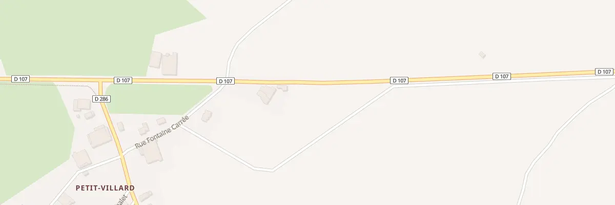 Plan du 1 Rte de Censeau à Thésy