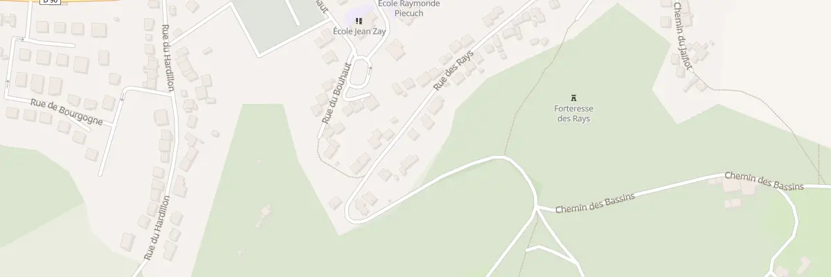 Plan du 55 Rue des Rays à Frouard