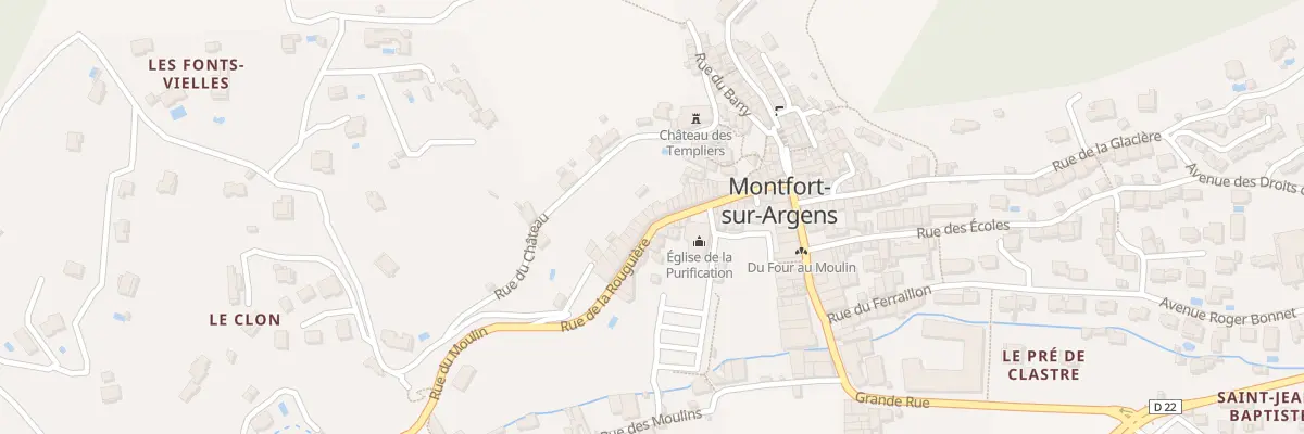 Plan du 5037 Le Village à Montfort-sur-Argens