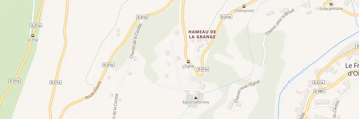 Plan du 6005 A l’Eglise au Freney-d’Oisans