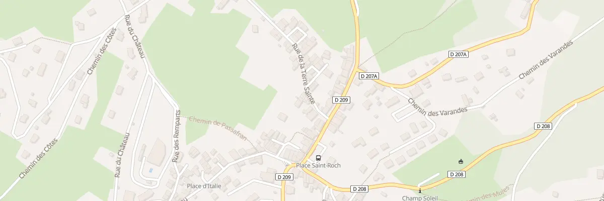 Plan du 45 Rue de la Terre Sainte à Arvillard