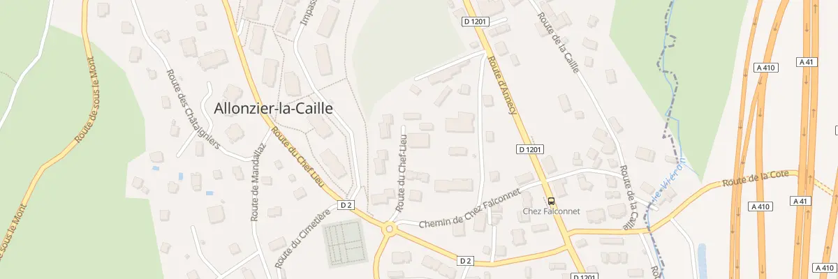 Plan du 218 Rte du Chef Lieu à Allonzier-la-Caille