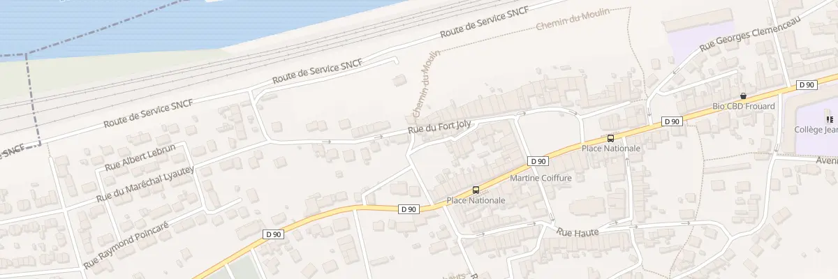 Plan du 29 Rue du Fort Joly à Frouard