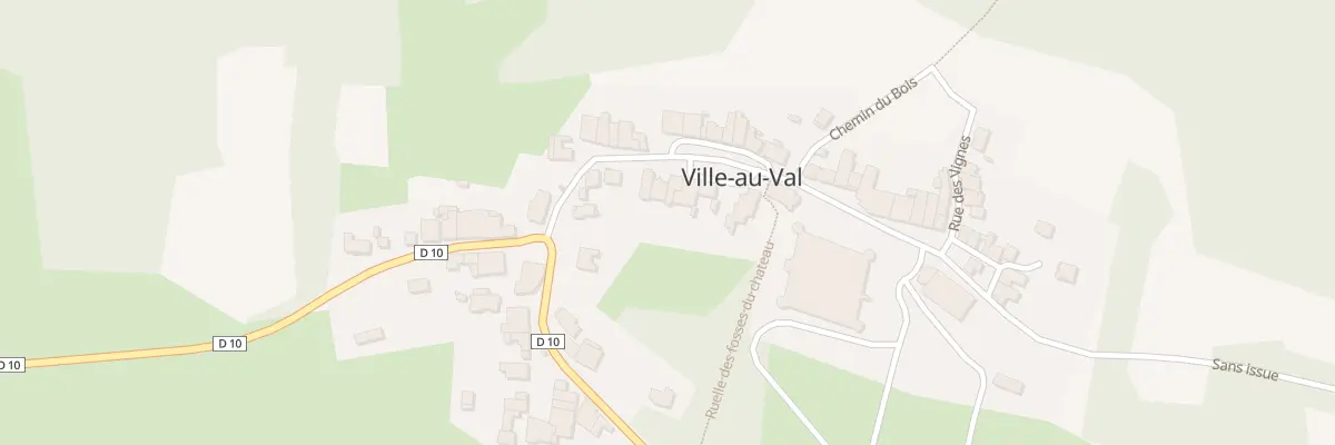 Plan du 12 Rue du Val Sainte Marie à Ville-au-Val