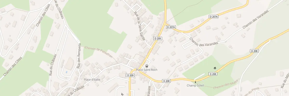 Plan du 5 Rue de la Terre Sainte à Arvillard
