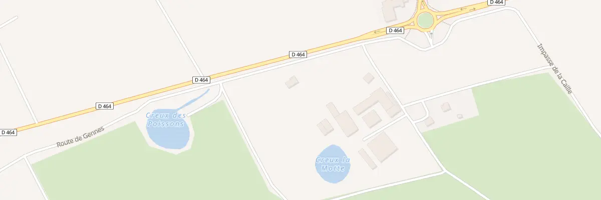 Plan du 2 Che de l’Etang à Gennes
