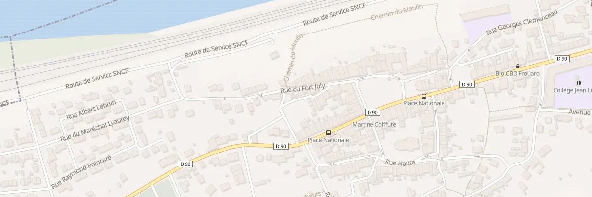 Plan du 19 Rue du Fort Joly à Frouard